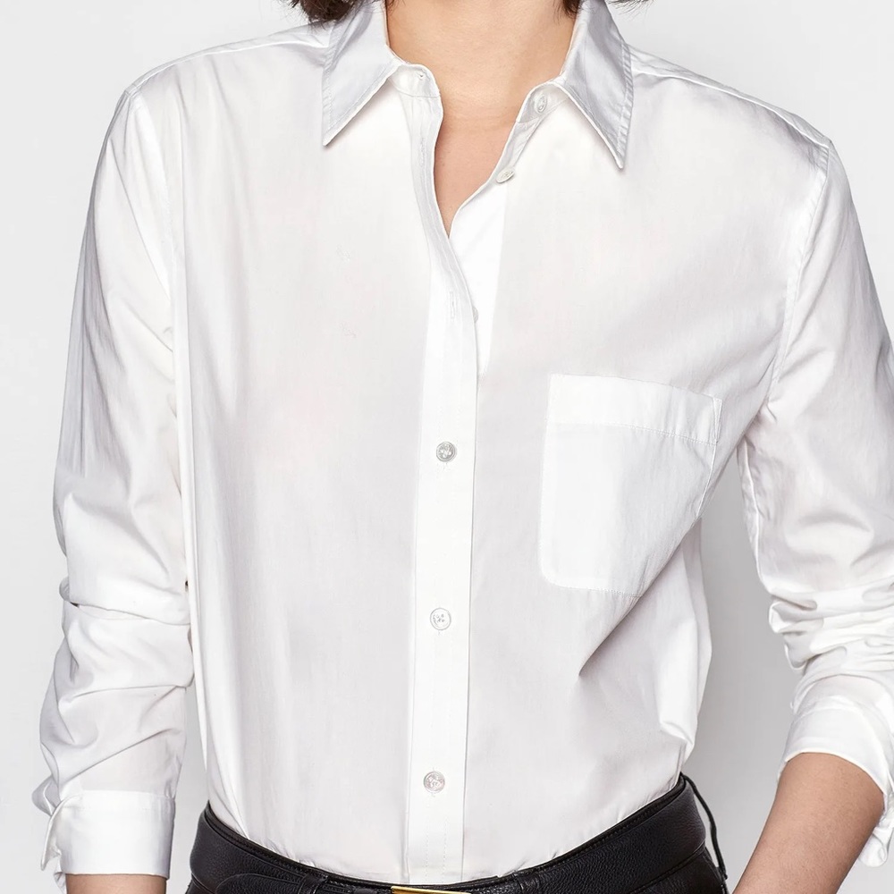 Equipment Kenton White Button Down - Small